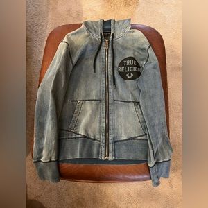 True Religion 🙏 Blue Denim 💙👖 Hoodie